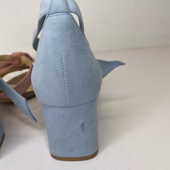 Alexandre Birman Suede Tie Sandals with Heel - Size 38.5 - Picture 4 of 9